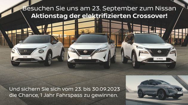 Nissan Aktionstag: 23.09., 9-16h