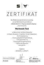 DEKRA Werkstatttest C. Thomsen Itzehoe 2023